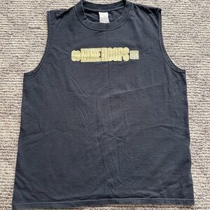 Nike Hoops Double Sided Graphic Tee Silver Tag Large Cotton Shirt USA VTG Y2K 03